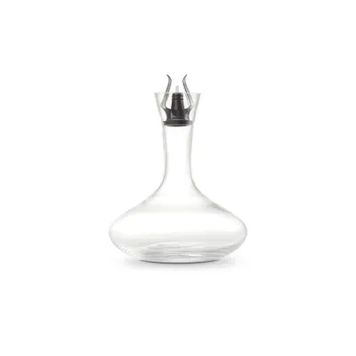 Vitesse Glas Dekanter WA-142 | Weindekanter 0,75 l | Tropffrei | Stilvolles Design | Karaffe für Rotwein | 25,1 cm Hoch