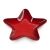 Bild: Le Creuset Dessert-Teller Stern, kirschrot Weihnachtsedition