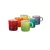 Bild: Le Creuset Espresso-Tassen Set 100ml, 6 Stück, Regenbogen bunt