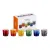 Bild: Le Creuset Espressotassen 6er Set | 100 ml Becher | Steinzeug | Regenbogenfarben | spülmaschinenfest | robust