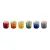 Bild: Le Creuset Espressotassen 6er Set | 100 ml Becher | Steinzeug | Regenbogenfarben | spülmaschinenfest | robust