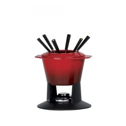 Le Creuset Fondue Set Gourmand, kirschrot