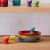 Bild: Le Creuset Frühstücksteller 6er-Set 22cm, Regenbogen Kollektion