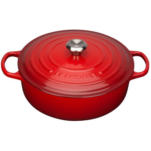 Bild: Le Creuset Gourmet-Bräter Signature 30cm, kirschrot