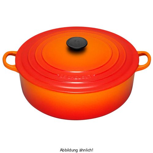 Bild: Le Creuset Gourmet-Bräter Signature 30cm, ofenrot