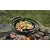 Bild: BBQ Outdoor Grillpfanne | Rund 25 cm | Gusseisen emailliert | Bratpfanne für Grill & Outdoor | Schwarz Matt