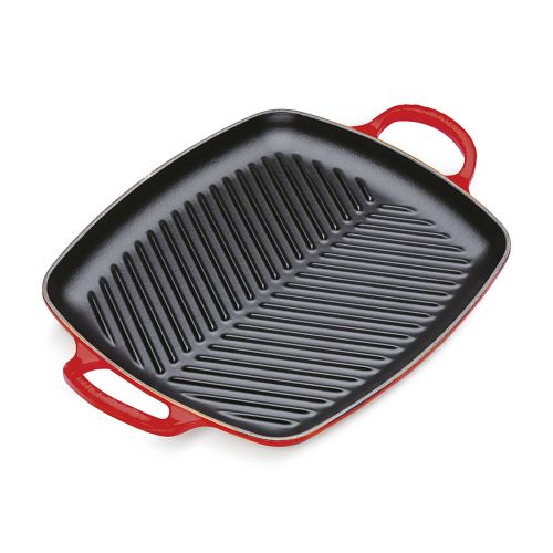 Bild: Le Creuset Grillplatte Rechteckig Signature  30cm, kirschrot