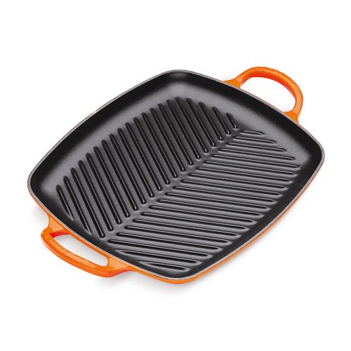 Bild: Le Creuset Grillplatte Rechteckig Signature 30cm, ofenrot