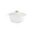 Bild: HERZBRÄTER Gusseisen Bräter White | Schmortopf Herzform | 20 cm | weiß | Induktion & Backofen geeignet | emailliert