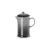 Bild: Le Creuset Kaffee-Bereiter FLINT | French Press 1L | Steinzeug | Spülmaschinengeeignet | Thermoresistent | Grau