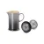 Bild: Le Creuset Kaffee-Bereiter FLINT | French Press 1L | Steinzeug | Spülmaschinengeeignet | Thermoresistent | Grau