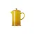 Bild: Le Creuset Kaffee-Bereiter NECTAR | French Press | 1 Liter | Steinzeug | kratzfest | Edelstahlknopf | gelb