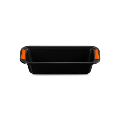 Le Creuset Kastenform 30 cm | Antihaft Karbonstahl | Silikongriffe | 2,15 l | Backform für Kuchen & Brot | bis 240°C