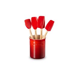 Le Creuset Kochkellen-Set 5Tlg. Craft, kirschrot