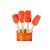 Bild: Le Creuset Kochkellen-Set 5Tlg. Craft, ofenrot