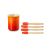 Bild: Le Creuset Kochkellen-Set 5Tlg. Craft, ofenrot