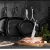 Bild: Le Creuset Kochmesser 98000315000100 | 15 cm Damaststahlklinge | Edelstahlgriff | Allzweckmesser | rostfrei | Silber
