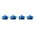 Bild: Le Creuset Mini-Cocotte 4er Set, Azure