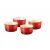 Bild: Le Creuset Mini-Förmchen 4er Set | Auflaufform Set | Steinzeug | Kirschrot | 0,1l | mikrowellen- & spülmaschinengeeignet