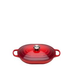 Le Creuset Oblong Signature 31cm, kirschrot