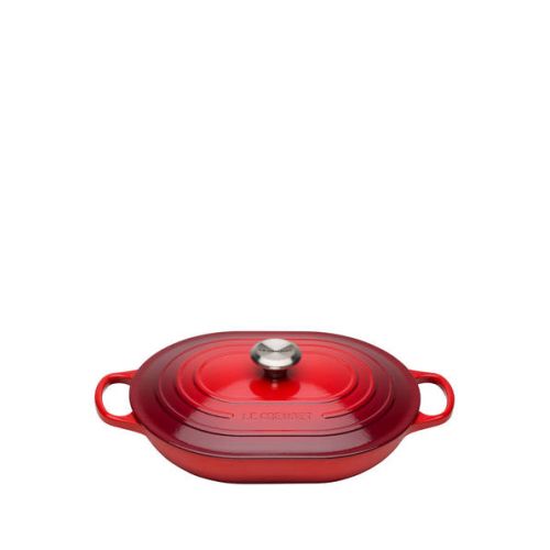 Bild: Le Creuset Oblong Signature 31cm, kirschrot