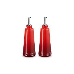 Le Creuset Öl und Essig Set Signature, kirschrot