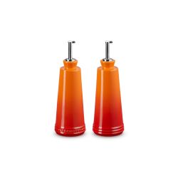 Le Creuset Öl und Essig Set Signature, ofenrot