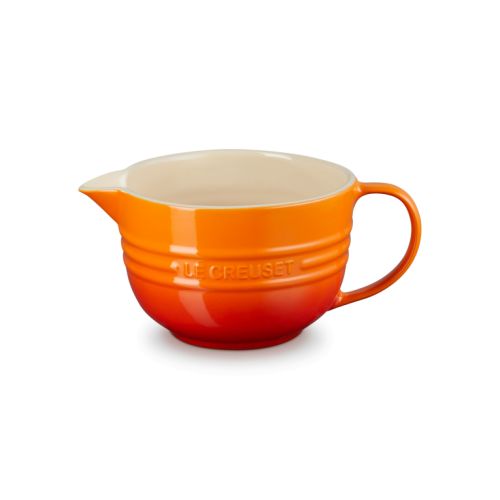 Bild: Le Creuset Rührschüssel mit Henkel, ofenrot