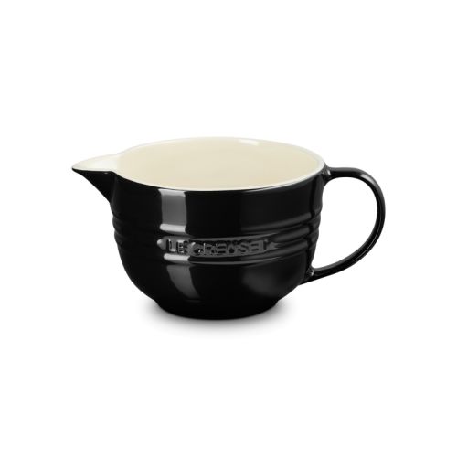 Bild: Le Creuset Rührschüssel mit Henkel, schwarz glänzend