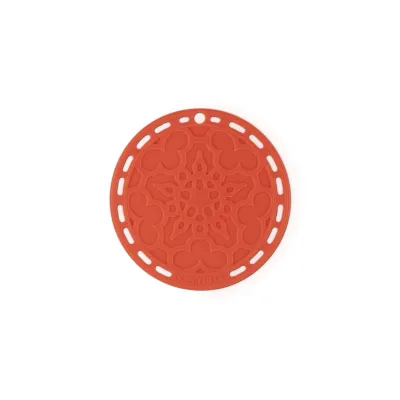 Silikon Untersetzer Tradition Ofenrot | Hitzebeständig bis 250°C | Flexibel | Lebensmittelecht | Bruchfest | Rot