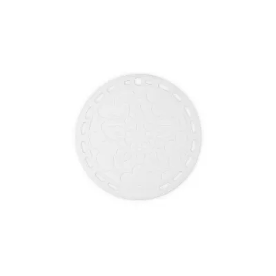 Silikon Untersetzer TRADITION WHITE | Hitzebeständig bis 250°C | Rutschfest | Flexibel | Bruchfest | Weiß