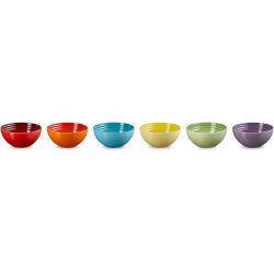 Le Creuset Snackschälchen 6er-Set, Regenbogen Kollektion