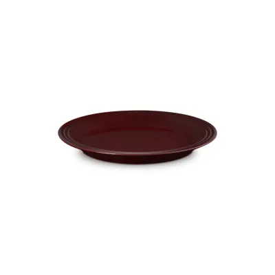 Le Creuset Speiseteller 27 cm Garnet | Steinzeug | robust | kratzfest | zeitloses Design | rot