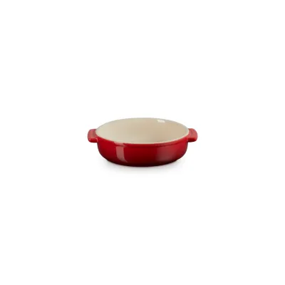 Le Creuset Tapas Schale Kirscherot | Steinzeug | 17,7 x 15,25 x 4 cm | ofenfest, mikrowellen- & spülmaschinengeeignet