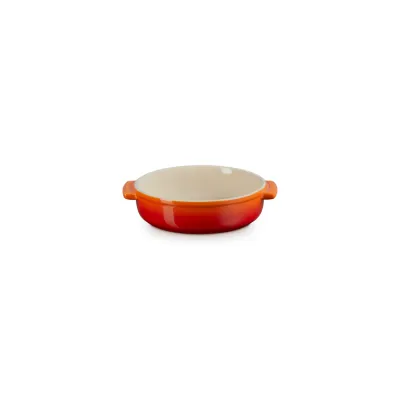 Le Creuset Tapas Schale OFENROT | Steinzeug | 0,45 l | für Backofen, Mikrowelle, Spülmaschine | rot | 17,7x15,25 cm