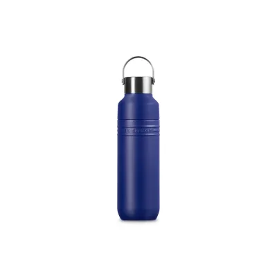 Isolierte Trinkflasche 500 ml Azure | Edelstahl SS304 | Vakuumisoliert | Doppelwandig | Auslaufsicher | Blau