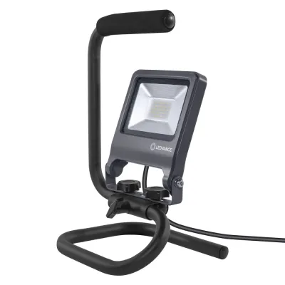 LEDVANCE LED Arbeitsleuchte 4058075213838 | LED Worklight S-Stand | 20W | 1700 lm | IP65 | 4000K | Aluminium dunkelgrau