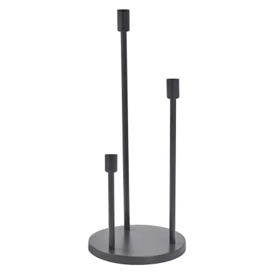 LEDVANCE Stehleuchte Decor Stick Floor #4058075833036 | 3x E27 | 78cm Höhe | Stahl | Vintage Design | dunkelgrau