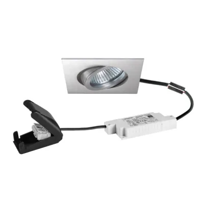 LED-Einbauleucht.Set 6W dim2warm 3000K-1800K alu