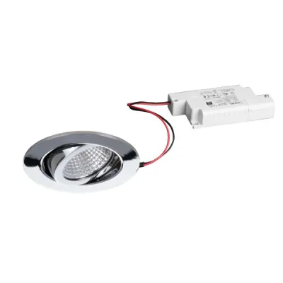 LED-Einbauleucht.-Set 7W 3000K chrom dimm.