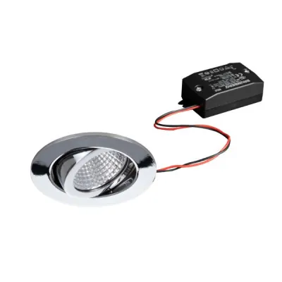 LED-Einbauleucht.-Set 7W 3000K chrom