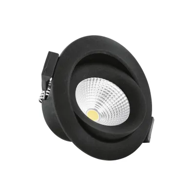 The Light Group LED-Einbauleuchte SLC ONE 360° AA81219.02.91 | 8W | 3000K | 715lm | dimmbar | schwenkbar | schwarz