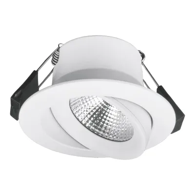 SLC ONE 360° LED-Einbauleuchte AA81219.00.91 | 8W 710lm | 3000K | dimmbar | 36° schwenkbar | Aluminium matt weiß