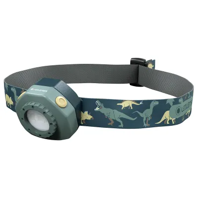 Ledlenser Kinder-Stirnlampe Kidled4R 502535 | Wiederaufladbar | LED | 40 Lumen | Blinklicht | USB | Grün