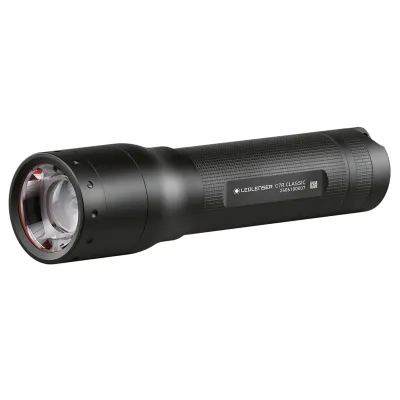 Ledlenser Taschenlampe C7R Classic 503150 | 1000 Lumen | 210 m Leuchtweite | Akku | IP54 | Aluminium | Schwarz