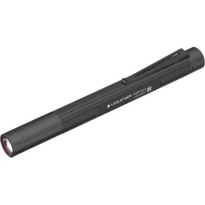 Ledlenser Taschenlampe P4R Core 502177 | LED Stiftlampe aufladbar | 200 Lumen | fokussierbar | Aluminium | schwarz