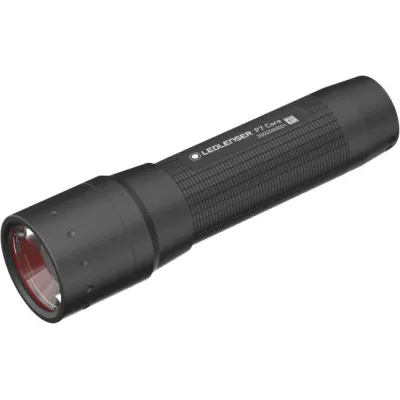 Ledlenser Taschenlampe P7 Core 502180 | LED | 450 Lumen | fokussierbar | 300m Reichweite | Aluminium | 4x AAA | schwarz