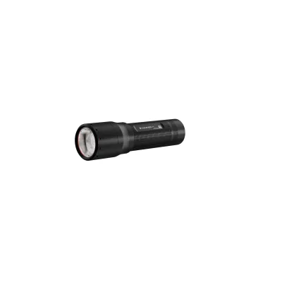 LED LENSER Taschenlampe P7 | 650 Lumen | 400 m Reichweite | Advanced Focus | Aluminium schwarz | IP54 | 131 mm | 4x AAA