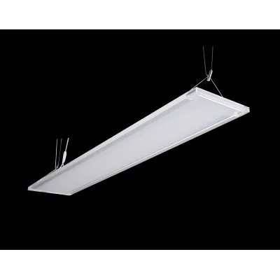 OPPLE LED Pendelleuchte Zenith 75W | 7875lm | 4000K neutralweiß | DALI dimmbar | UGR19 | silber | Büro
