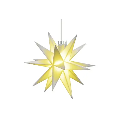 LED-Stern Trafo 18 Z Ø12cm ws